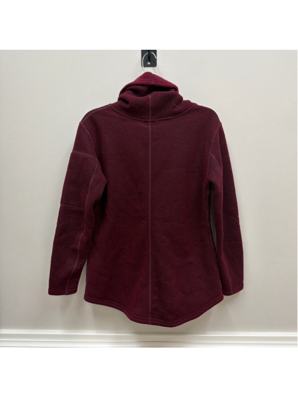 Smartwool Hudson Trail Pullover Fleece Sz Small in Tibetan Red! - Picture 7 of 8